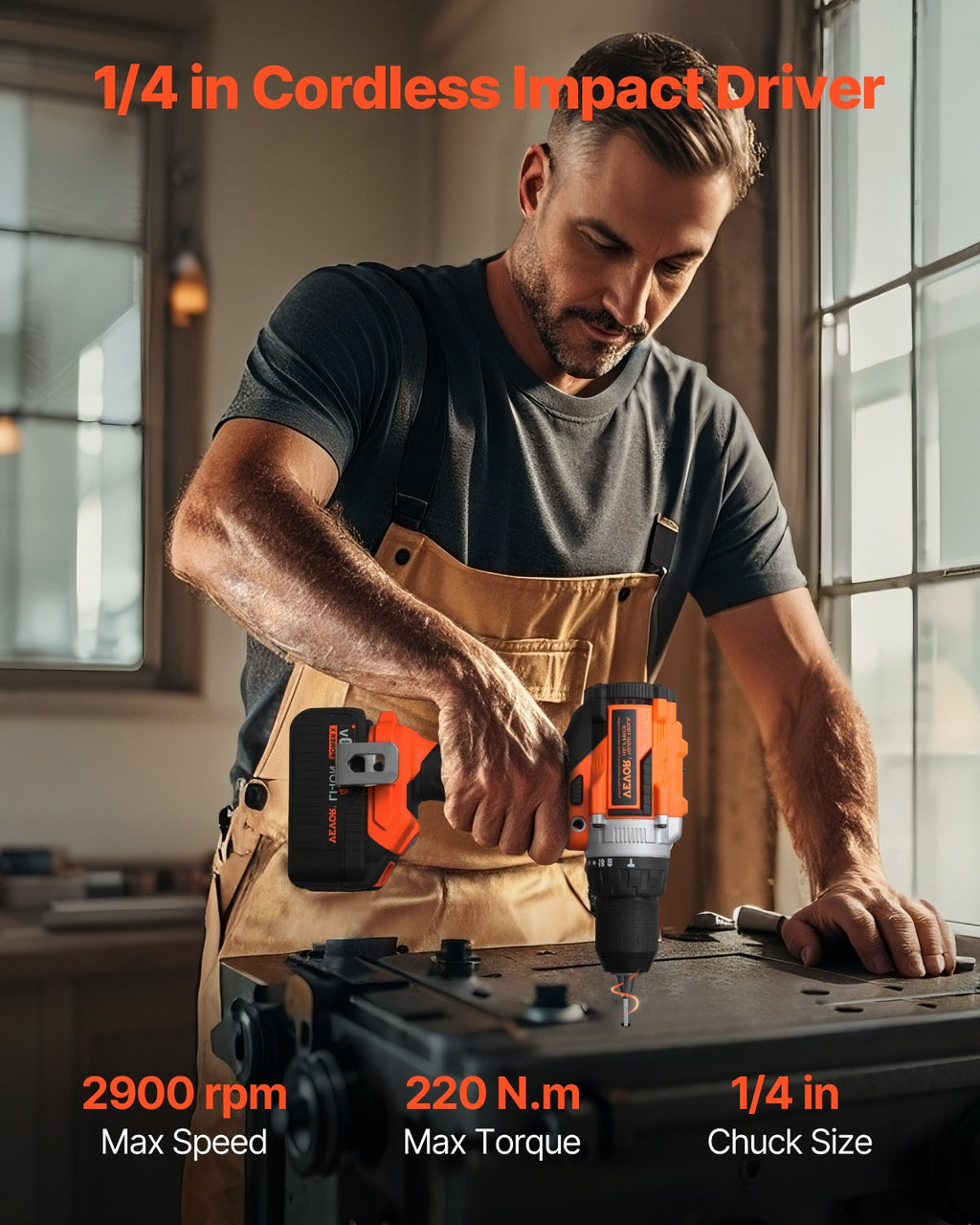 Tool Combo Kit Max 20V Cordless 2-Tool Power Combo Kit With 4.0 Ah Batteries