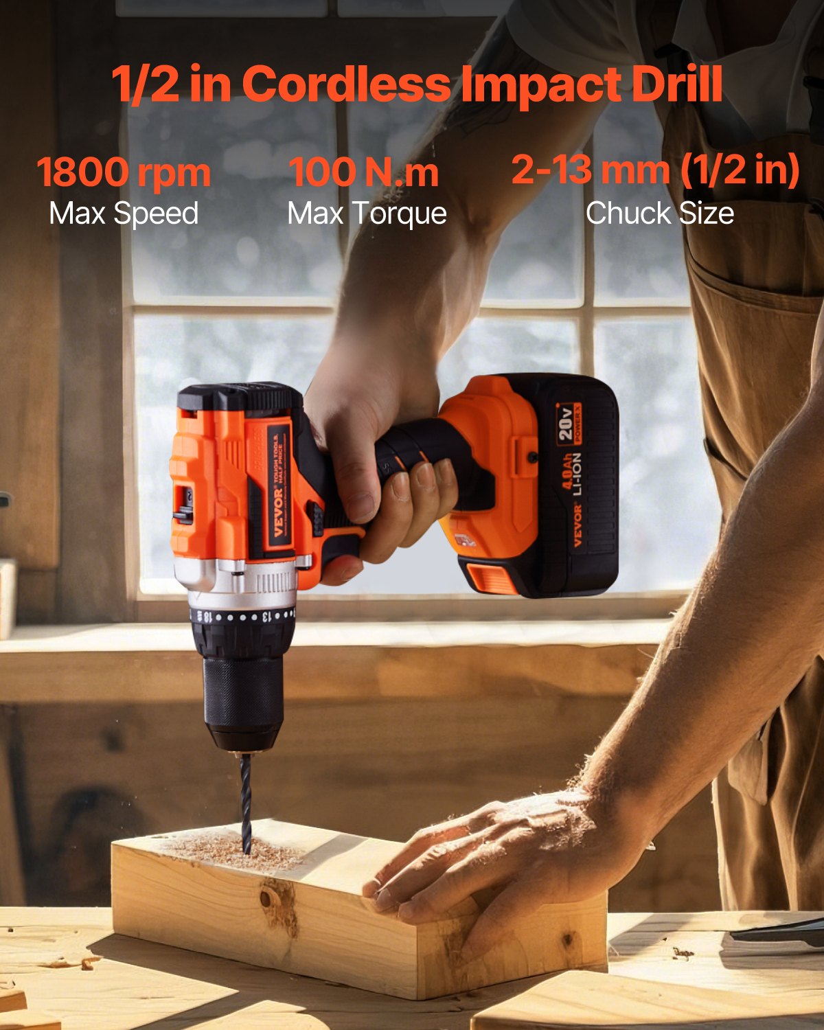 Tool Combo Kit Max 20V Cordless 2-Tool Power Combo Kit With 4.0 Ah Batteries